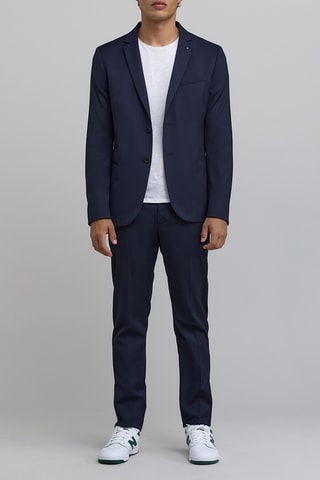 Veste de costume en laine - Bleu marine