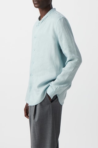 Chemise en lin - Vert