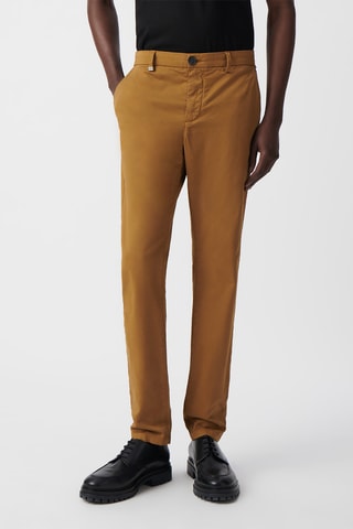 Chino slim en coton biologique - Moutarde