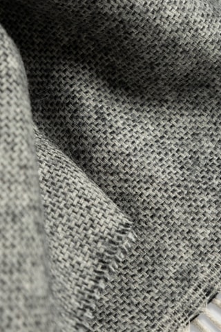 Echarpe en laine - Gris foncé chiné