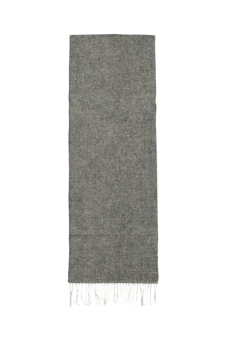 Echarpe en laine - Gris foncé chiné