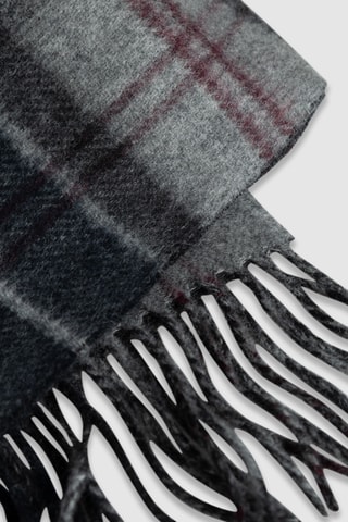 Echarpe en laine - Gris clair chiné