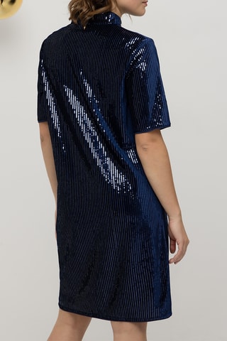 Robe droite - Bleu marine