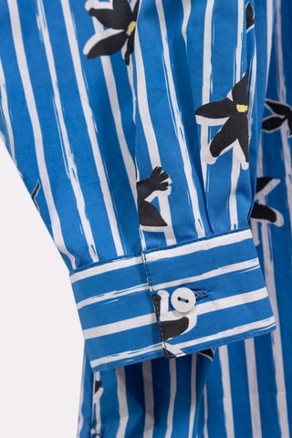 Robe chemise - Bleu foncé