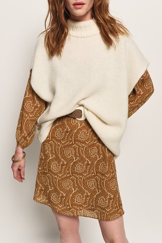 Robe trapèze - Marron