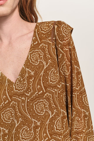 Robe trapèze - Marron