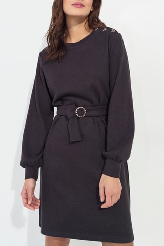 Robe pull - Marron foncé