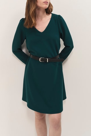 Robe patineuse - Vert foncé