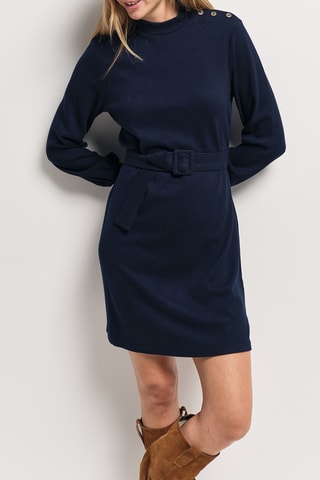 Robe pull - Bleu marine