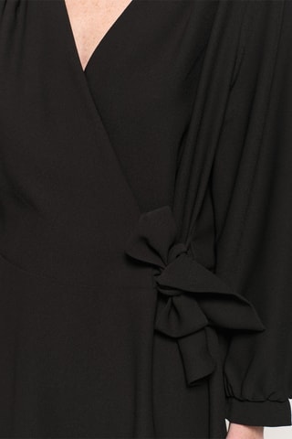 Robe portefeuille - Noir