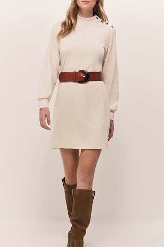 Robe pull - Ecru