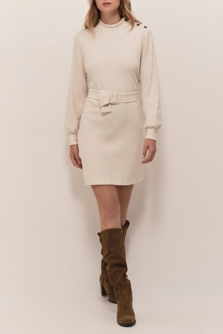 Robe pull - Ecru