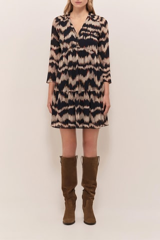 Robe patineuse - Marron