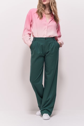 Pantalon droit - Vert émeraude