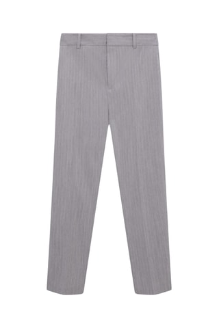 Pantalon cigarette - Gris clair