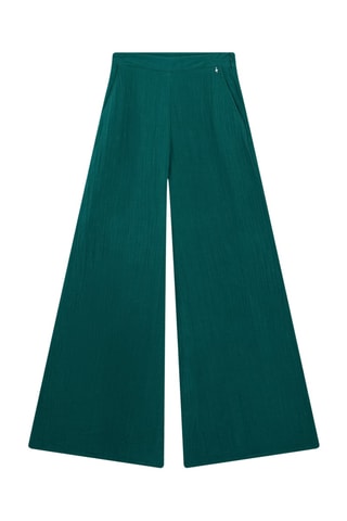 Pantalon large - Vert foncé