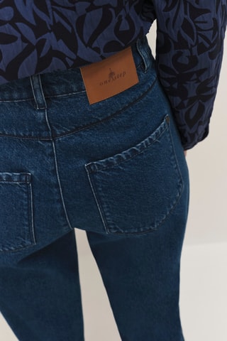 Jean droit - Bleu cobalt