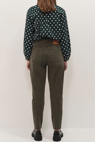 Jean slouchy - Vert olive