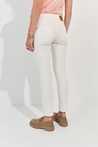 Jean droit en coton biologique - Blanc