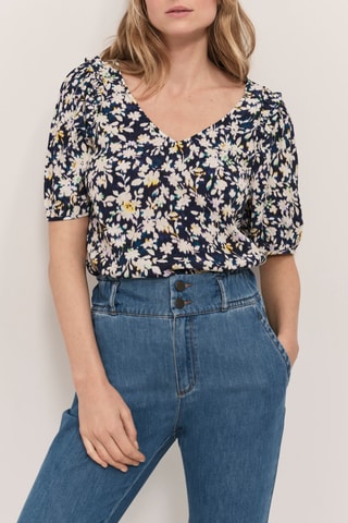 Top - Bleu marine