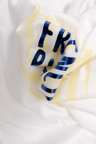 T-shirt droit en coton biologique - Ecru