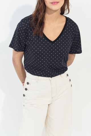 T-shirt droit - Noir