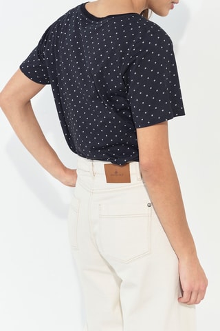 T-shirt droit - Noir