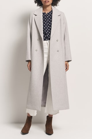 Manteau en laine - Gris clair