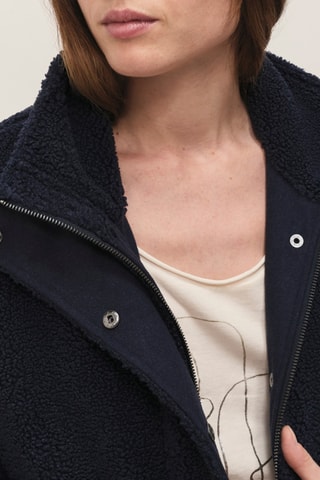 Manteau en laine - Bleu marine