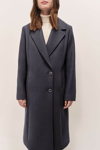 Manteau en laine - Anthracite