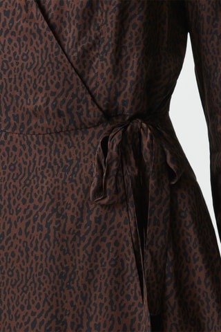 Robe portefeuille - Marron