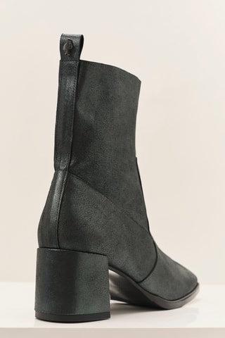 Bottes en nubuck - Gris foncé