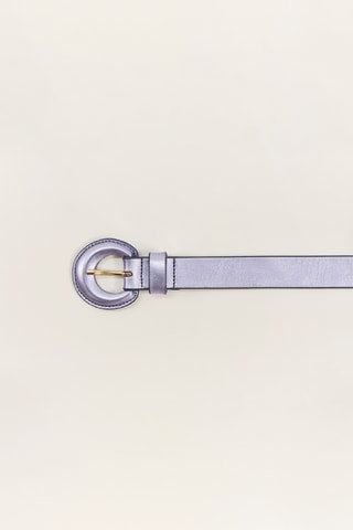 Ceinture en cuir de veau - Violet