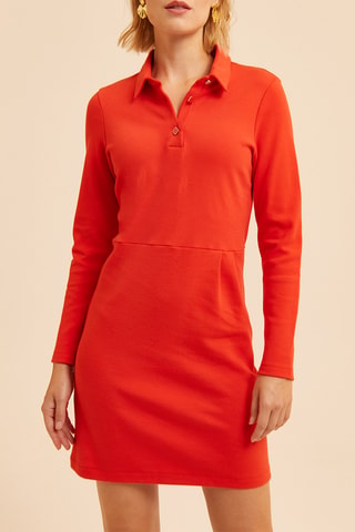Robe droite - Rouge