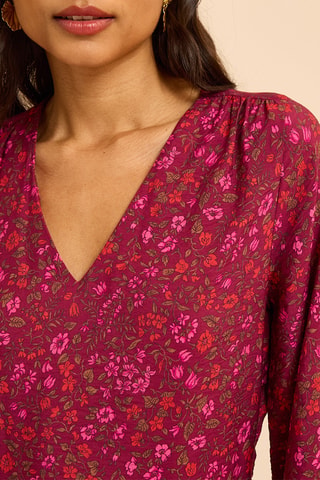 Robe patineuse - Bordeaux