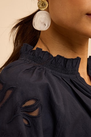 Robe droite - Bleu marine
