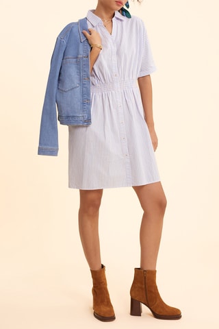 Robe chemise - Ecru