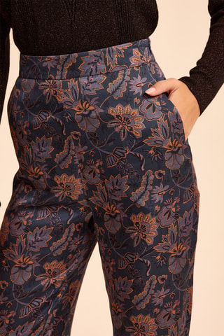 Pantalon large - Violet