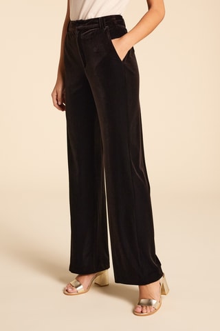 Pantalon en velours - Marron foncé