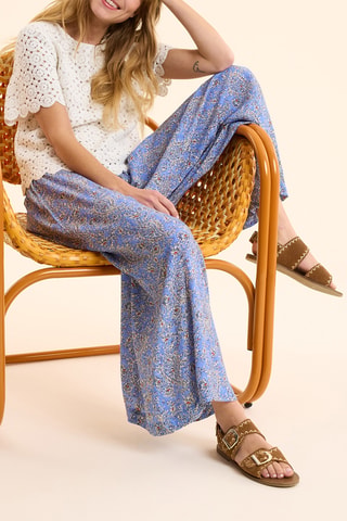 Pantalon large - Ciel
