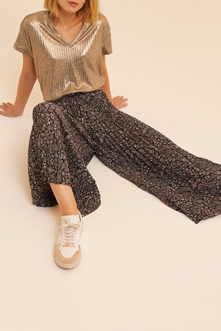 Pantalon plissé - Noir
