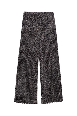 Pantalon plissé - Noir