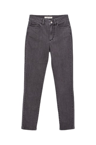 Jean slim taille haute - Anthracite