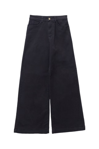 Jean flare taille haute - Noir