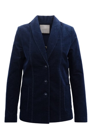 Veste en velours - Indigo
