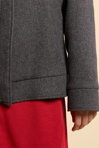 Veste réversible en laine - Anthracite