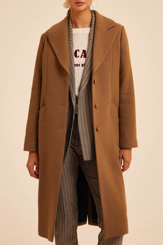 Manteau en laine - Camel