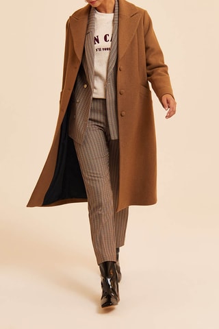 Manteau en laine - Camel