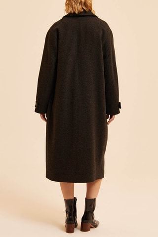 Manteau en laine - Marron
