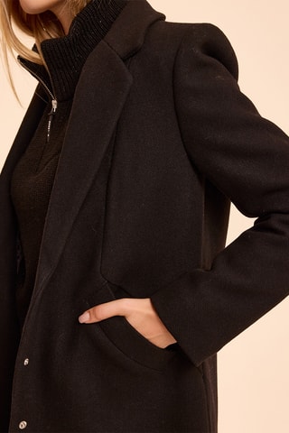 Manteau en laine - Noir